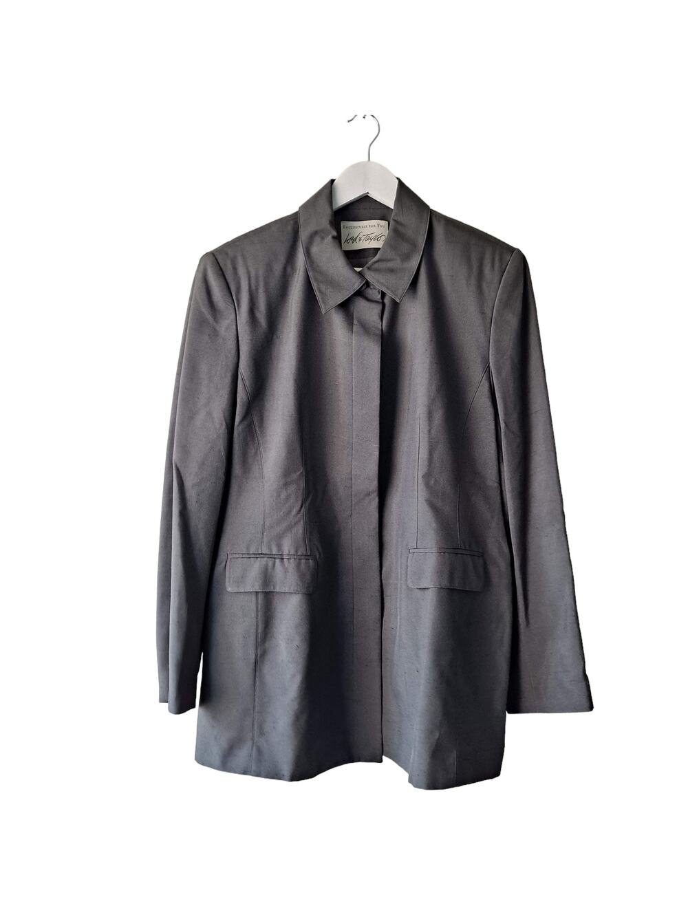 Lord & Taylor Excluzively for You Olive Green Jacket w Shoulder Pads -Size 14